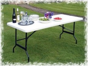 6ft and 5ft folding tables